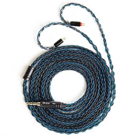 KBEAR ST12 Plus IEM Cable 8 Core Silver Plated 2M Upgraded Headphone Cable