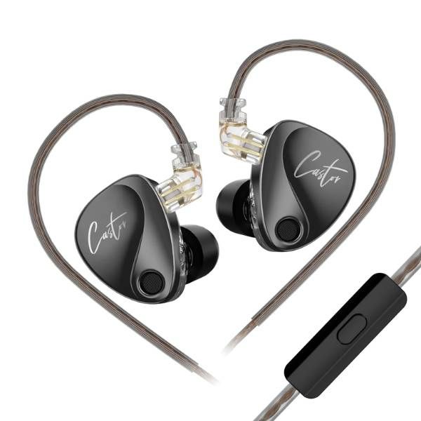 KZ Castor Tuning Adjustable Dual Driver IEM Earphones